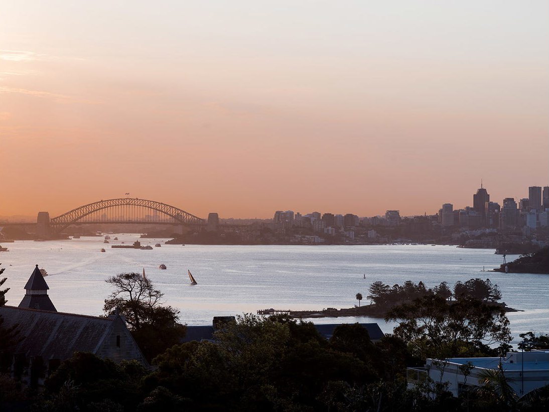 Sydney harbour bridge view